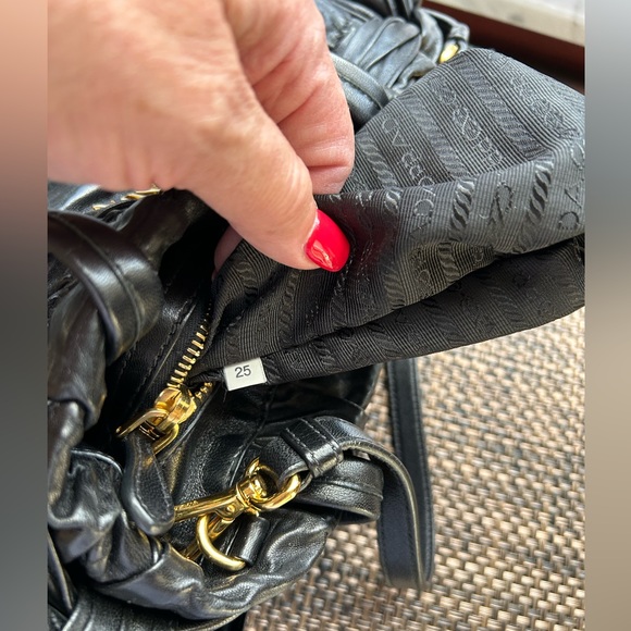 Authenticated Prada Nappa Leather Bow Bag - Picture 13 of 16